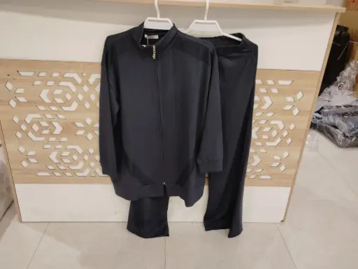 Set Two Pieces Gray طقم محجبات قطعتين