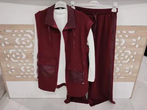 Three Piece Set Maroon